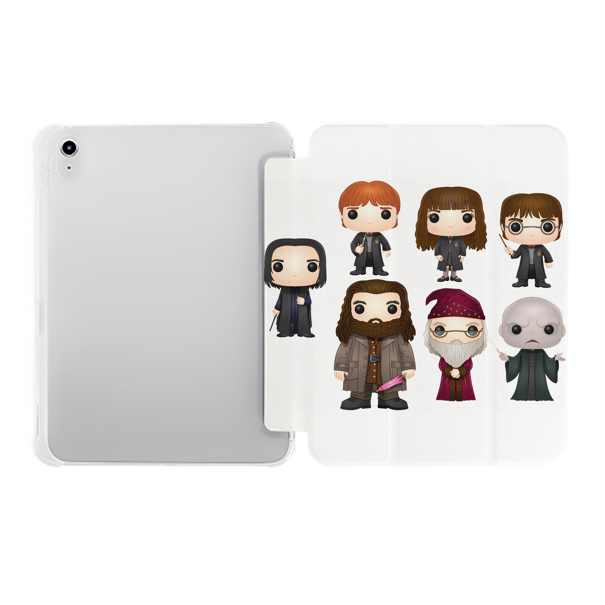 （画像用） Harry Potter ハリー・ポッターシリーズ IPad ケース ペン収納付き 三つ折りスタンド PUレザー×シリコン 対応機種9.5/10.5/10.9インチ